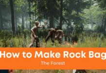 How to make rock bag the forest How to make rock bag the forest